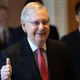 U.S. Senate Majority Leader Mitch McConnell (R-KY) gives a thumbs up sign after speaking on the floor of the U.S. Senate on March 25, 2020 in Washington, DC. (Photo by Win McNamee/Getty Images)